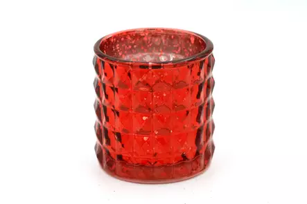 Tuikkulyhty, punainen timantti - Kynttilätarvikkeet - 8718317532740 - 2