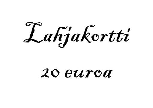 Lahjakortti 20e - Lahjakortit - 99999984-20 - 1