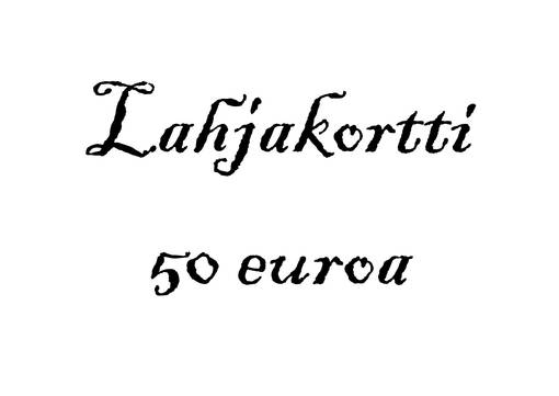 Lahjakortti 50e - Lahjakortit - 99999984-50 - 1