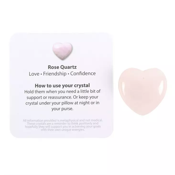 Ruusukvartsi sydän pussissa - Muut korut - 5056131148710 - 1