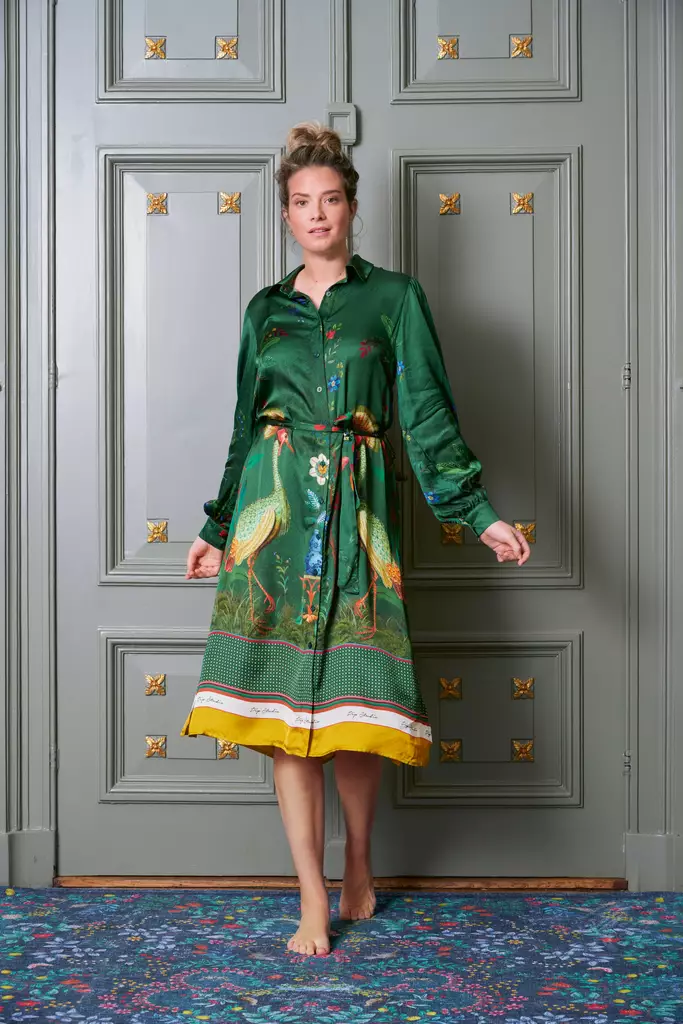 PiP Studio Donatella mekko/kimono vihreä - Vaatteet - 23001 - 1