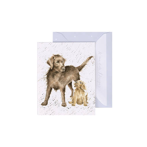 Wrendale 2-os minikortti, puppy love - Pakettikortti - 5060318048021 - 1