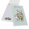 Wrendale ostosvihko magneetilla Kissat - Muistikirjat, vihkot ja lehtiöt - 5056464316992 - 1