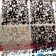 Alice room divider musta (kukat) - Sisustus - 4002942142752 - 3