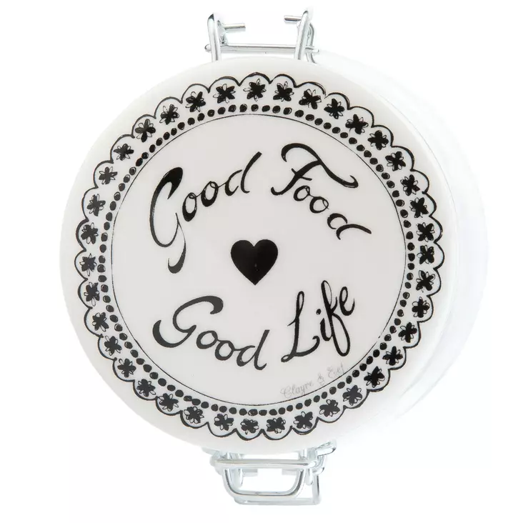 Lasipurkki "Good food, good life" 1,5L - Keittiösäilytys - 8717459521902 - 1