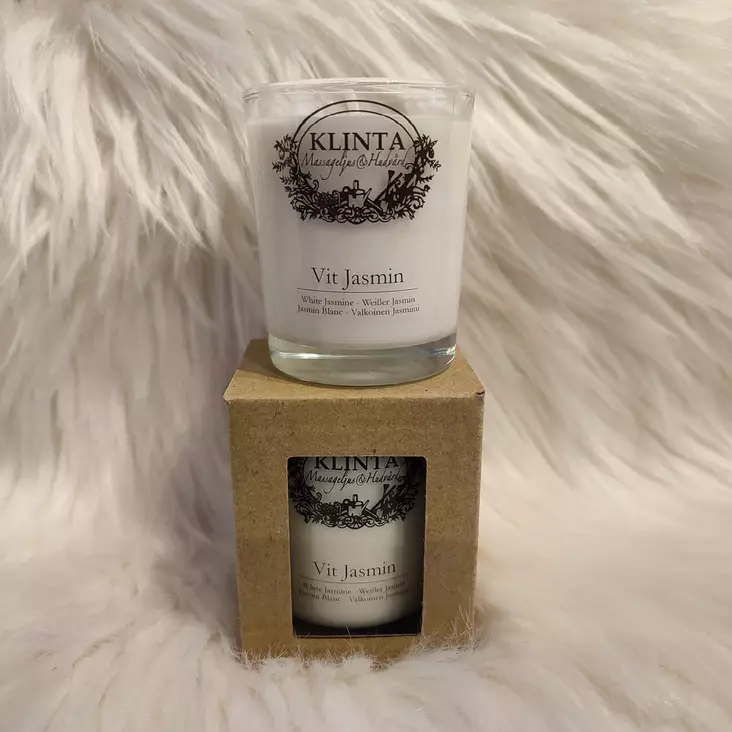 Klinta hierontakynttilä 18h Valkoinen - Hierontakynttilät  - 7340141002512 - 1