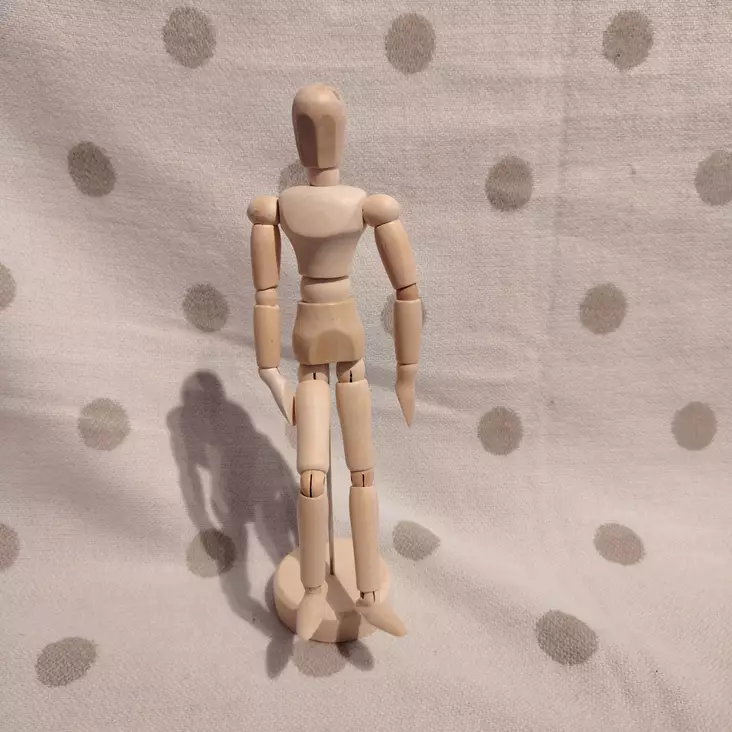 Piirustusmalli mallinukke puinen 21cm - Vapaa-aika - 8717794945142 - 1