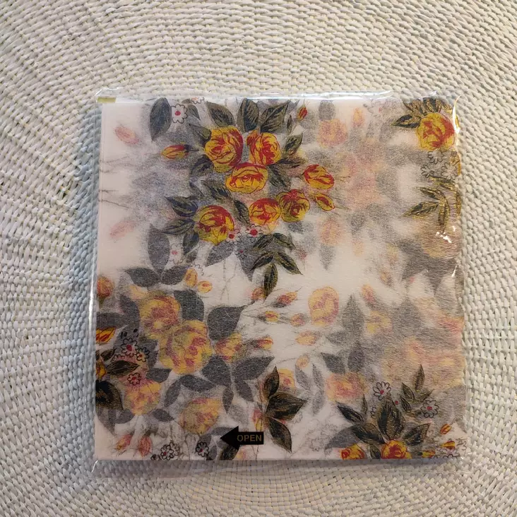 Japanilainen ohut servetti pienet ruusut - Servetit - 1100023 - 1