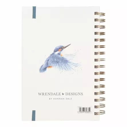 Wrendale vieraskirja A5 Kingfisher - Muistikirjat, vihkot ja lehtiöt - 5056464326854 - 2