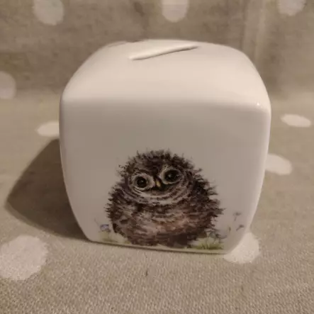 Wrendale rahalipas posliinia 8,5x8,5cm - Lahja vauvalle - 749151817234 - 2