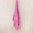 Lina hamam-pyyhe Ranta pinkki 100x180cm - Pyyhkeet - 6430066390014 - 1