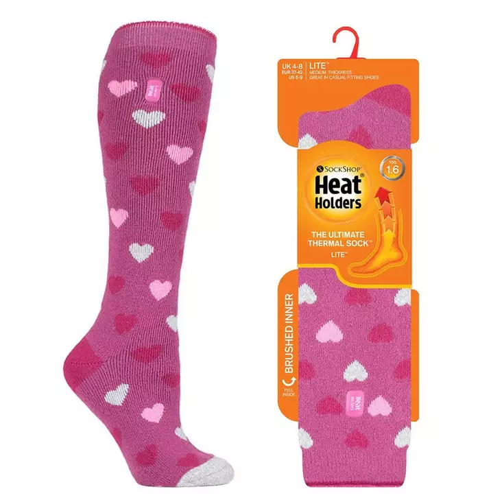 Heat Holders pitkä lämpösukka Sydän - Sukat - 5019041172244 - 1