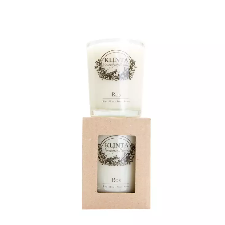 Klinta hierontakynttilä 18h Ruusu - Hierontakynttilät  - 7340141002154 - 1