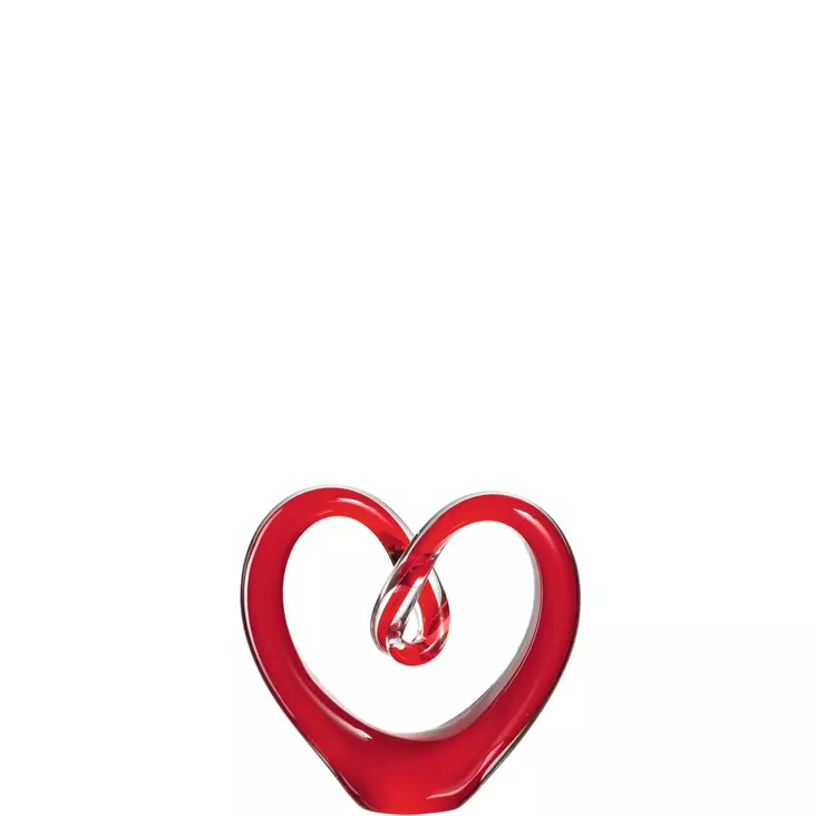 Leonardo lasikoriste punainen sydän - Koriste-esineet - 4002541329394 - 1