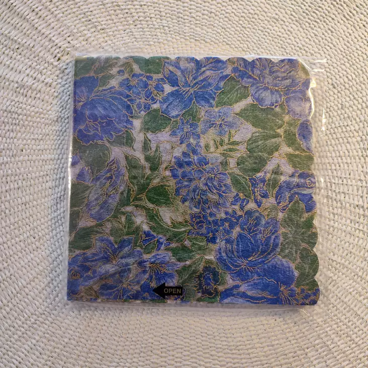 Japanilainen ohut servetti isot kukat - Servetit - 1100024 - 1