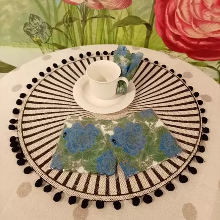 Japanilainen ohut servetti joulukukka - Servetit - 1100035 - 2