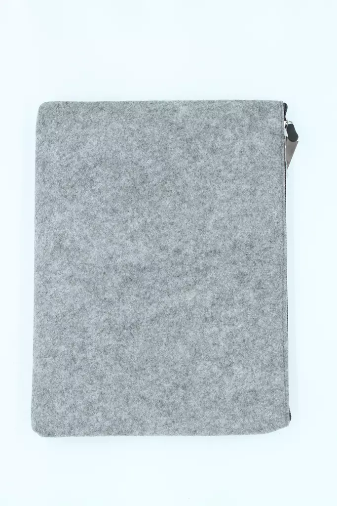 Huopapussukka harmaa litteä - Lompakot ja pussukat - 6416906789255 - 1