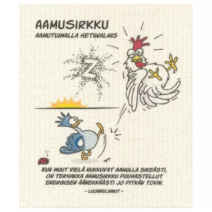 Keittiöliina / tiskirätti Aamusirkku - Keittiöliinat - 6430026060285 - 1