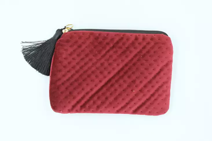 Pussukka sametti purppura litteä - Lompakot ja pussukat - 6416906778785 - 1