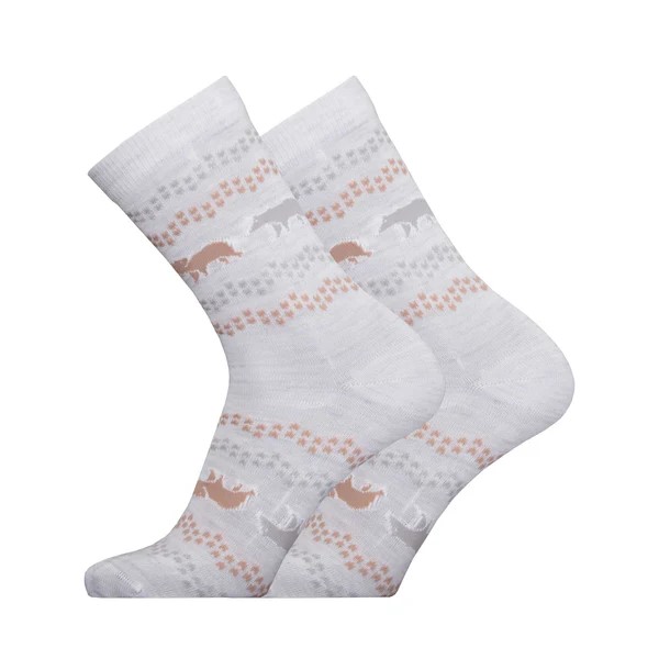 Merinovillasukka karhukaverit vaalea - Sukat - 270425 - 1