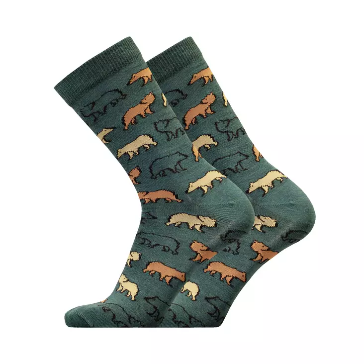 Karhumarssi merinovillasukka vihreä - Sukat - 270406 - 1