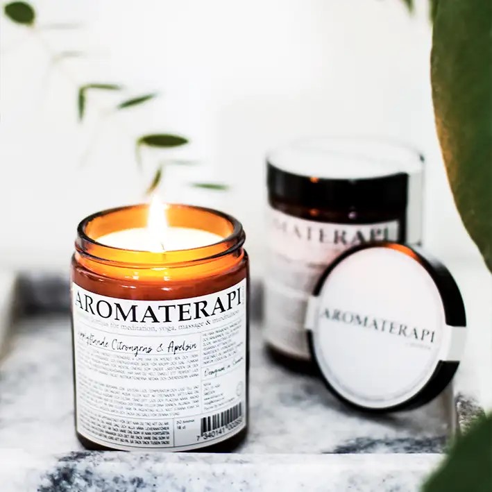 Klinta Aromaterapiakynttilä Energia 50h - Huonetuoksut ja tuoksuöljyt - 7340141002956 - 3