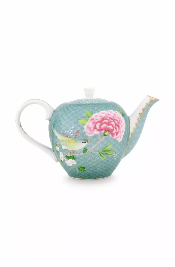PiP Studio Teepannu Blushing birds blue - Kannut ja kaatimet - 8718924047286 - 1