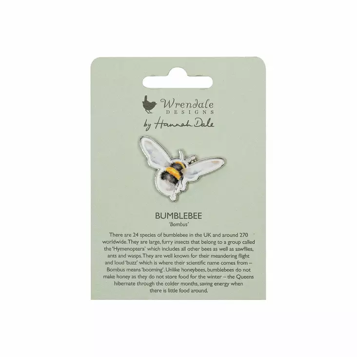 Wrendale pinssi Mehiläinen "Bumblebee" - Pinssit - 5056464323396 - 1