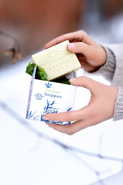 Saaren Taika Teepuusaippua - Ihonhoito ja -kuorinta - 6430069210227 - 2