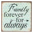 Magneetti "Family forever for always" - Jääkaappimagneetit - 8719425600147 - 1