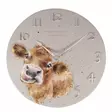 Wrendale seinäkello lehmä Cow - Seinäkellot ja pöytäkellot - 5056272910177 - 1