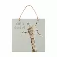 Wrendale kyltti "Born to stand out" - Taulut ja kyltit - 5056464301417 - 1