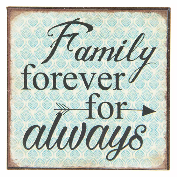 Magneetti "Family forever for always" - Jääkaappimagneetit - 8719425600147 - 1