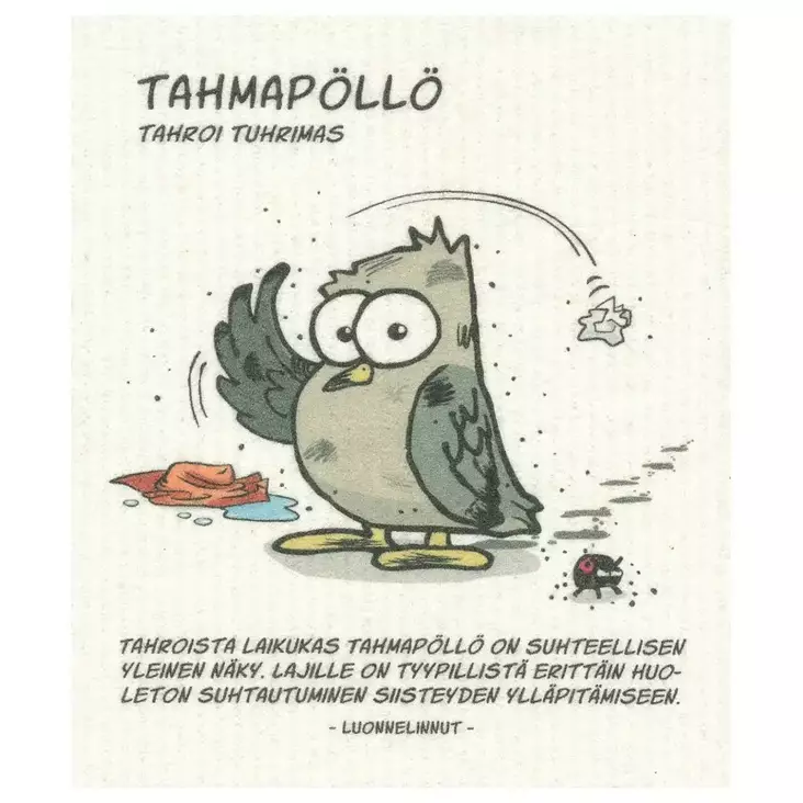 Keittiöliina / tiskirätti Tahmapöllö - Keittiöliinat - 6430026067697 - 1