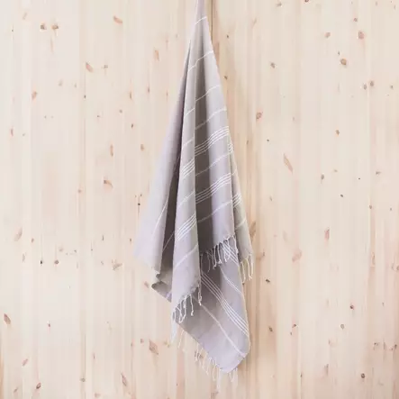 Lina hamam-käsipyyhe Ranta beige 45x90cm - Pyyhkeet - 6430066390298 - 1