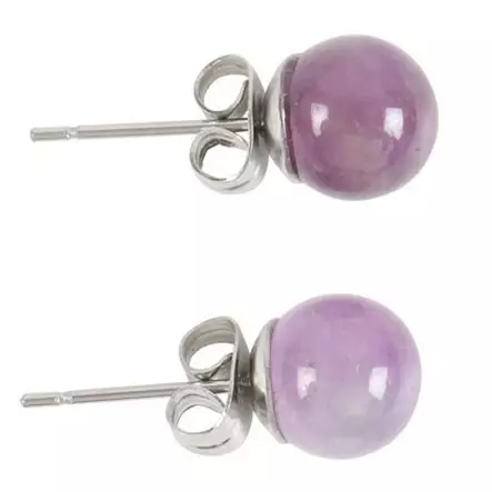 Nappikorvakorut Ametisti - Korvakorut - 5056131145238 - 1