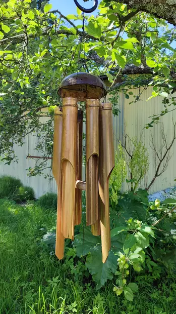 Bambutuulikello 110cm - Pihakoristeet - 5056131100558 - 2