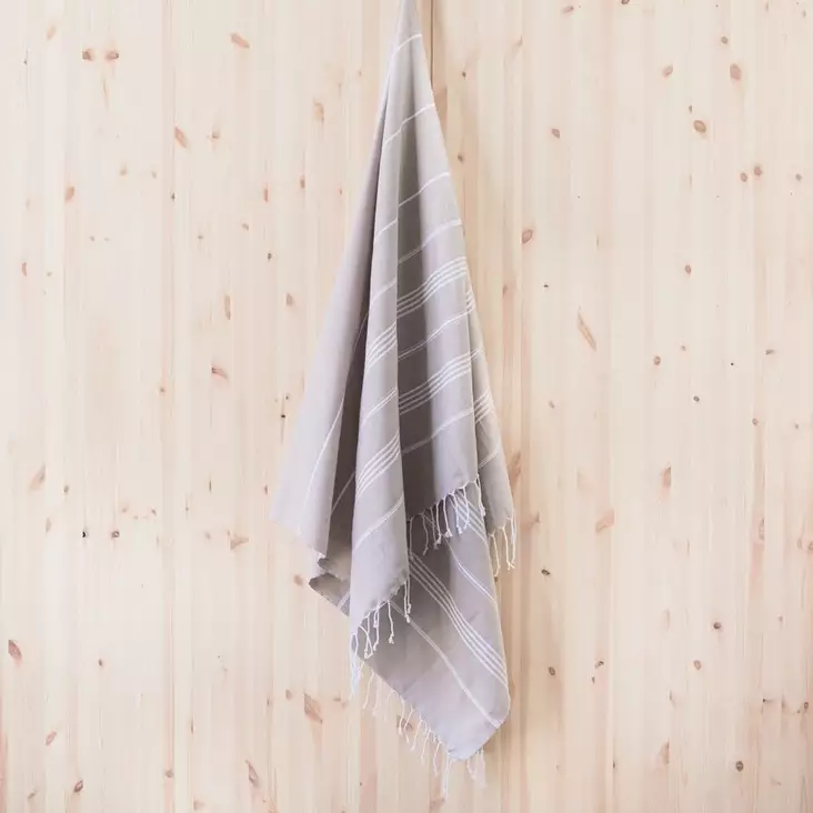 Lina hamam-käsipyyhe Ranta beige 45x90cm - Pyyhkeet - 6430066390298 - 1