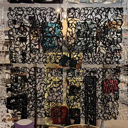 Fusion room divider musta - Sisustus - 4002942324479 - 2