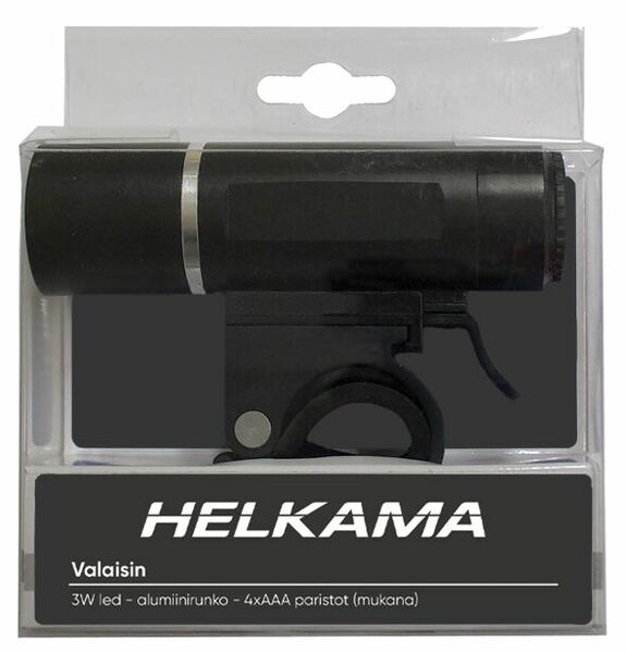 Helkama polkupyörävalaisin 3w led - Muut pyöräily tarvikkeet - 6417492110249 - 1