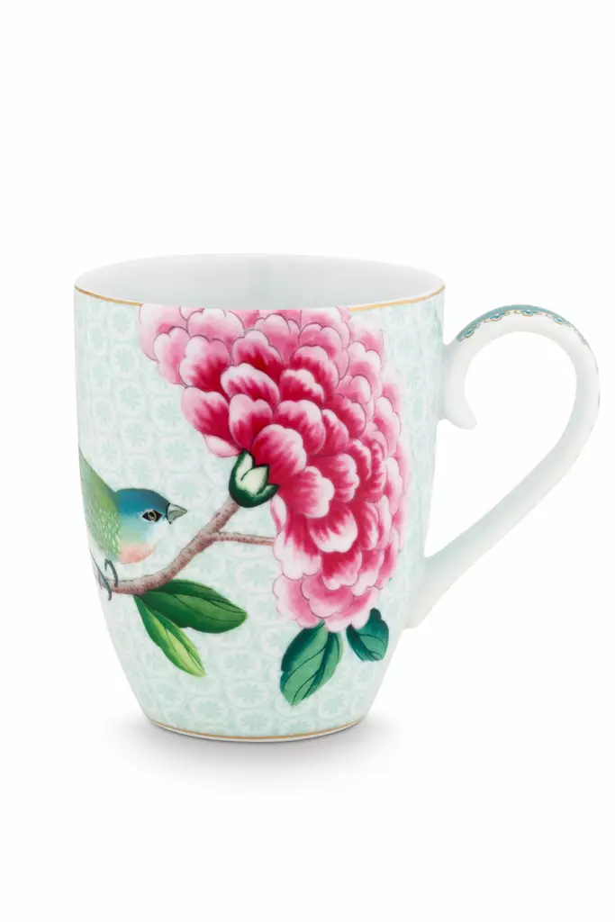 Pip Studio muki iso Blushing birds white - Mukit - 8718924046869 - 1