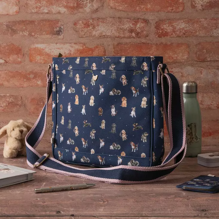 Wrendale olkalaukku Koiran elämää - Laukut ja kassit - 5056272924969 - 1