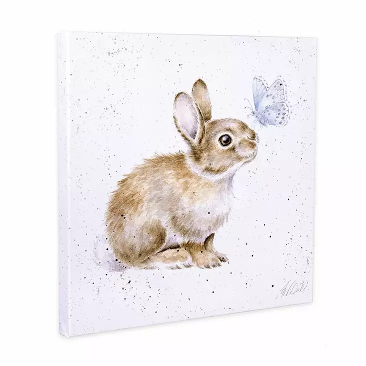 Wrendale canvas taulu pupu 20x20cm - Taulut ja kyltit - 5056464311539 - 1